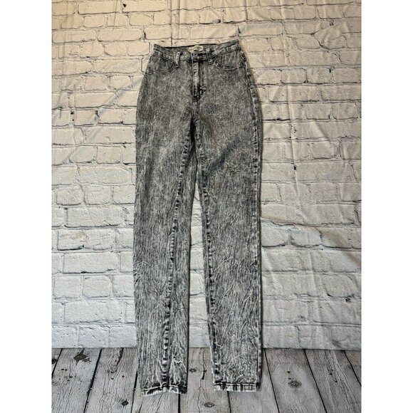 Aphrodite Ácid Wash Women High Waist Denim Jeans Size 7 - Picture 1 of 10